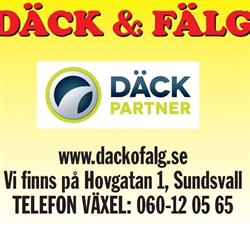 Däck & Fälg i Sundsvall AB, öppettider