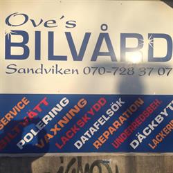 Oves Bilvård, Sandviken öppettider