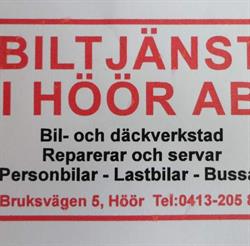Biltjänst i Höör AB, öppettider
