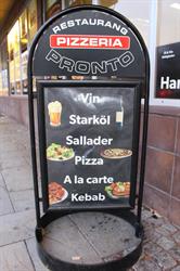 Restaurang & Pizzeria Pronto - Mora, öppettider