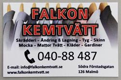 Falkon Kemtvätt Malmö, öppettider