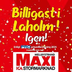 Maxi ICA Stormarknad Mellbystrand, öppettider