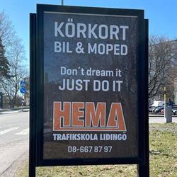 HEMA trafikskola Lidingö, öppettider