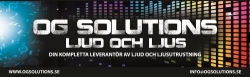 OG Solutions Ljud och Ljus AB i Gävle - öppettider