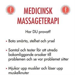 Medicinskamassagekliniken M.T., Helsingborg öppettider