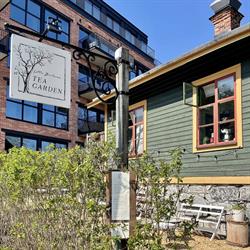 Little Britain Tea Garden är stängt för säsongen Välkommen åter 2024, Nacka Strand öppettider