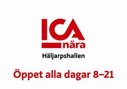 ICA Nära Häljarpshallen, öppettider