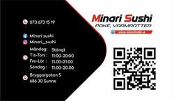 Minari Sushi Sunne., öppettider