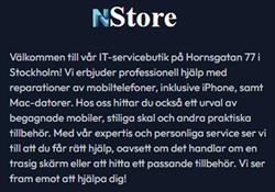 Nstore, Stockholm öppettider