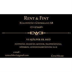 Rent & Fint Kvalitetstäd i Gästrikland AB, Hofors öppettider